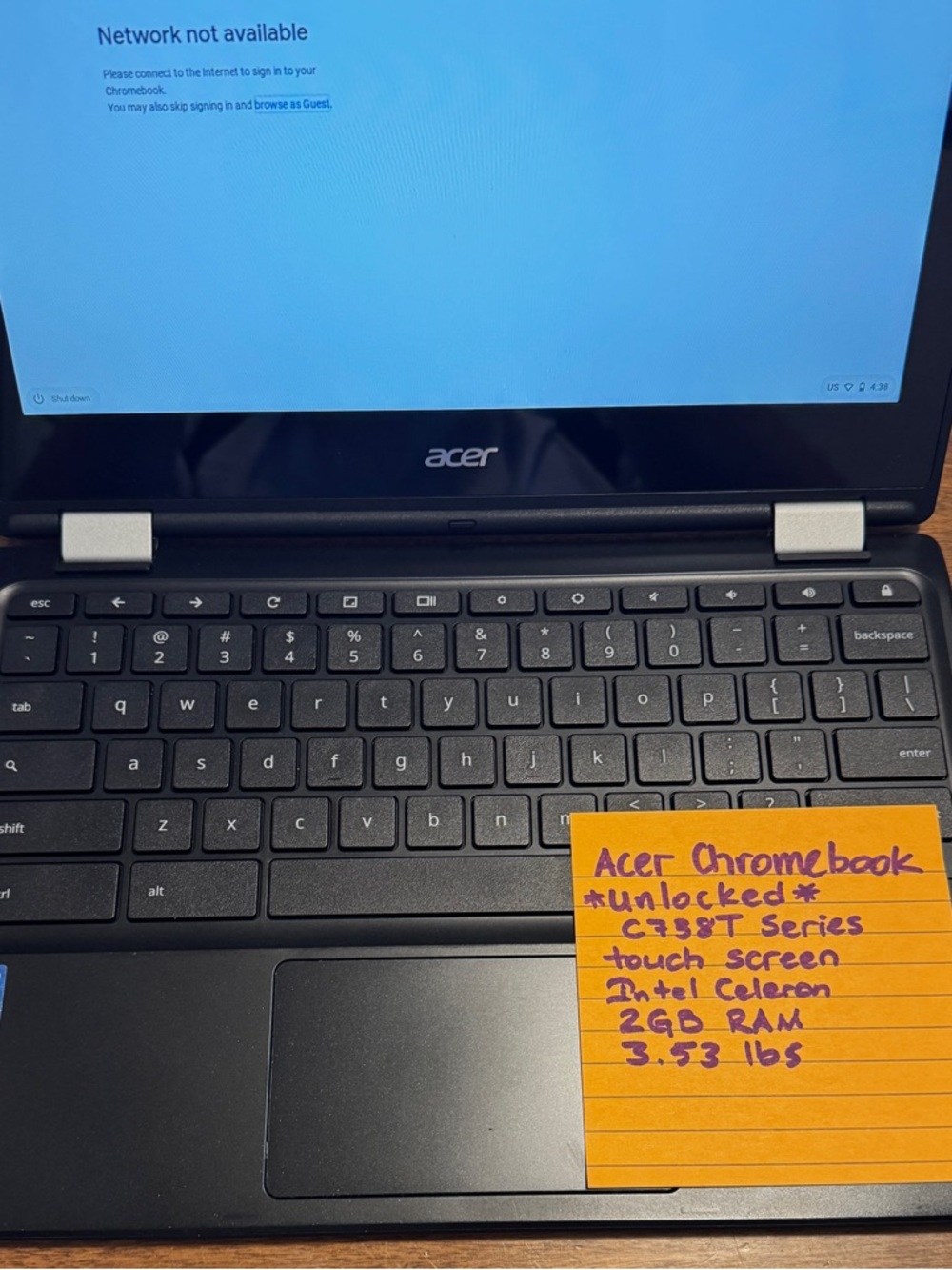 Acer Chromebook C738T 2-in-1
